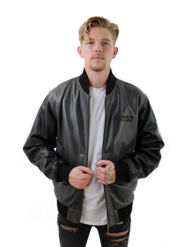 Bomber Long MABU Leather Jacket