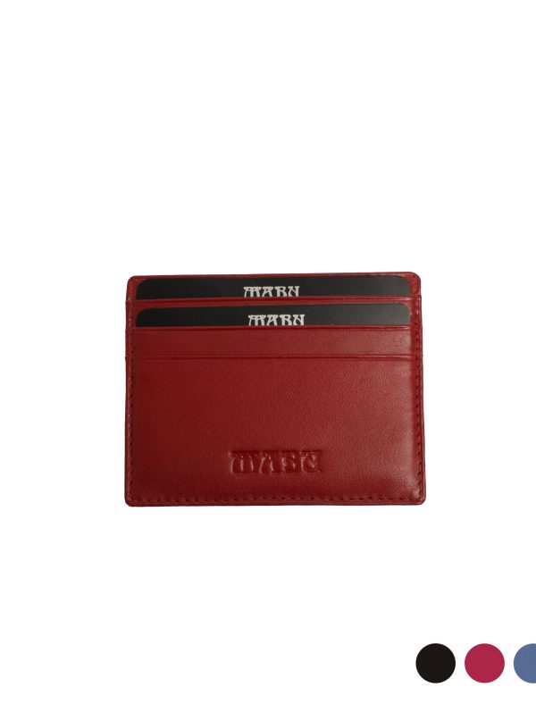 Compact Leather Card Holder With Window