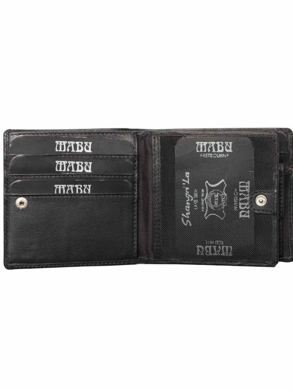 Men's leather wallet With Divider & Coin Holder (Classic)