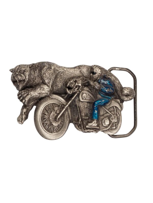 Biker And Animal Buckle