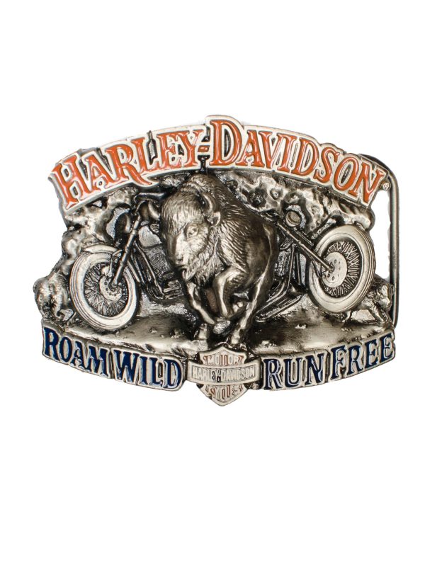 Roam Wild RUNFREE Harley-Davidson H419 Belt Buckle