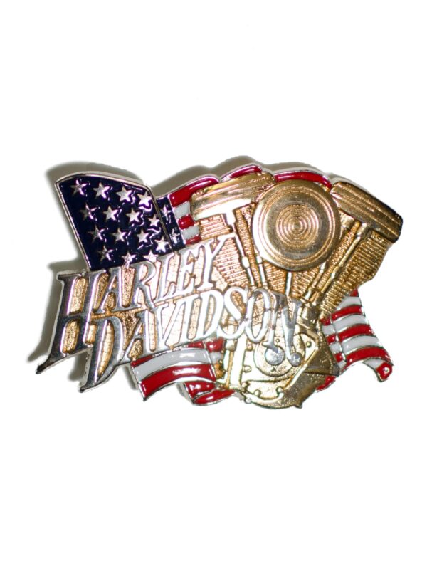 Harley Davidson Evo Engine / Chrome H527 Baron Belt Buckle