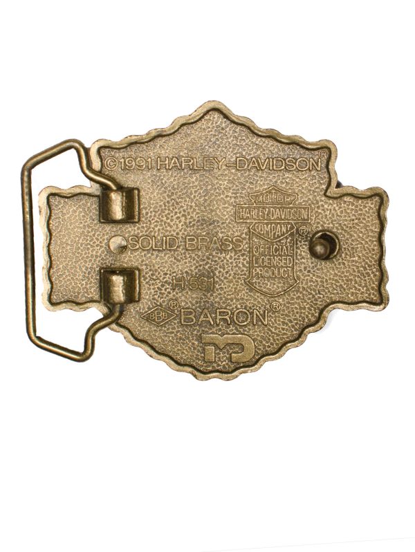 Harley Davidson H531 Solid Brass belt buckle